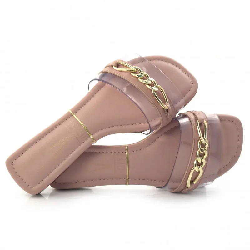 Tamanco Rasteira Feminino Vizzano Rosa 6431317-22710 35