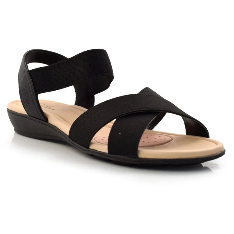 Sandália Feminina com Salto Baixo Modare Preto 7127235-22454 35
