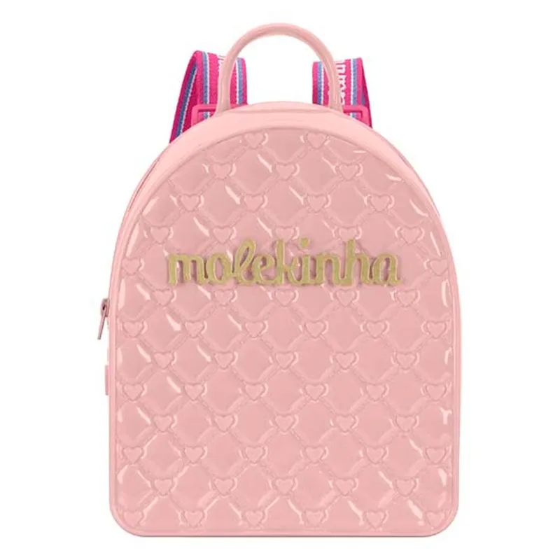 Bolsa Mochila Infantil Molekinha Rosa 20023.1.22242 UNICO