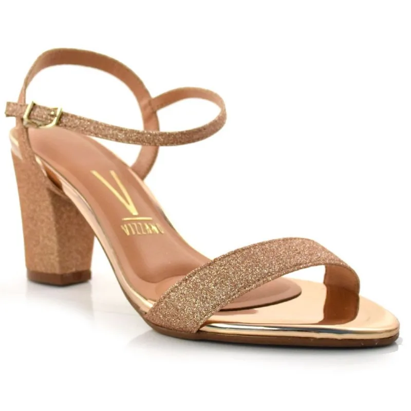 Sandália de Salto Bloco Vizzano Rosa 6262474-13410 33