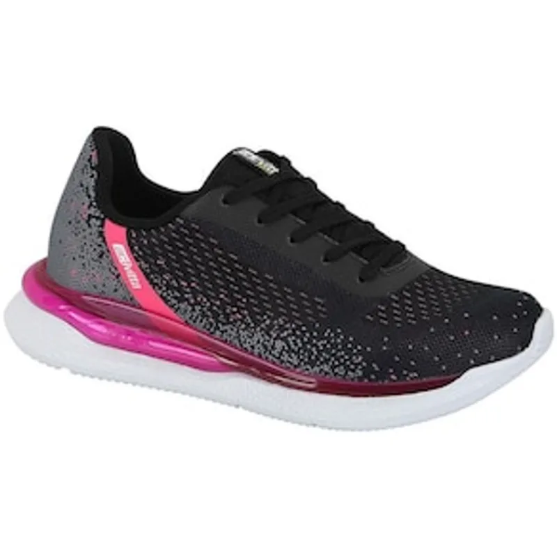 Tênis Feminino Esportivo 4820-102 Actvitta - Preto/Chumbo/Pink Preto 35
