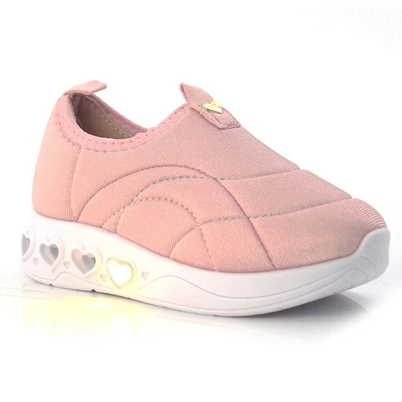 Tênis Infantil Molekinha com LED Rosa 2720100-20703 24