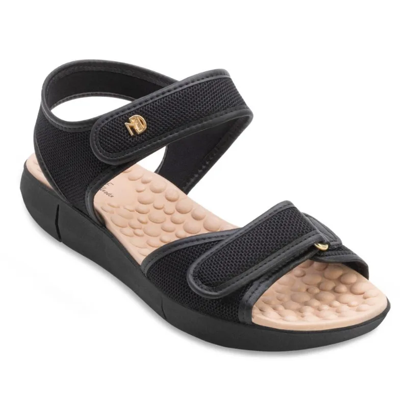 Sandália Modare MD24-71421 34 / Preto/Bege