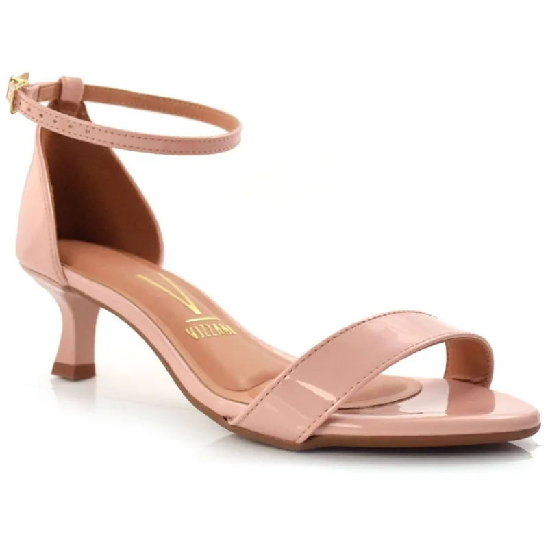 Sandália Feminina de Salto Baixo Vizzano Rosa 6449100-13488 37