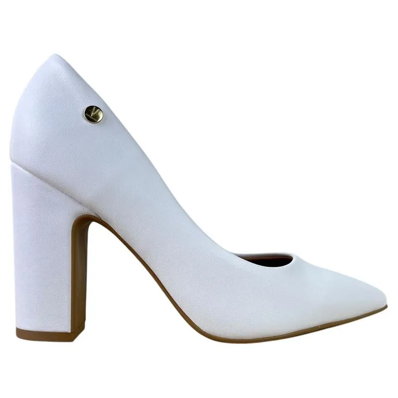 Sapato Scarpin Feminino Vizzano Salto Alto Grosso