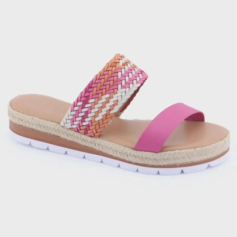 Chinelo Plataforma Feminino Vizzano 6388.332 Tiras e Tranças