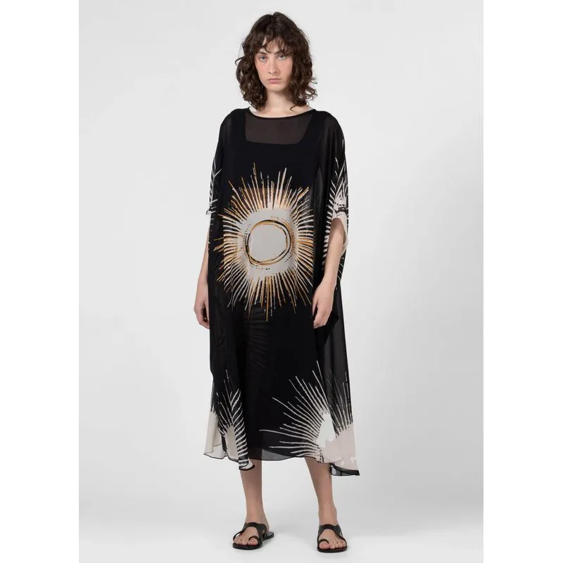 Kaftan sol - preto - UN