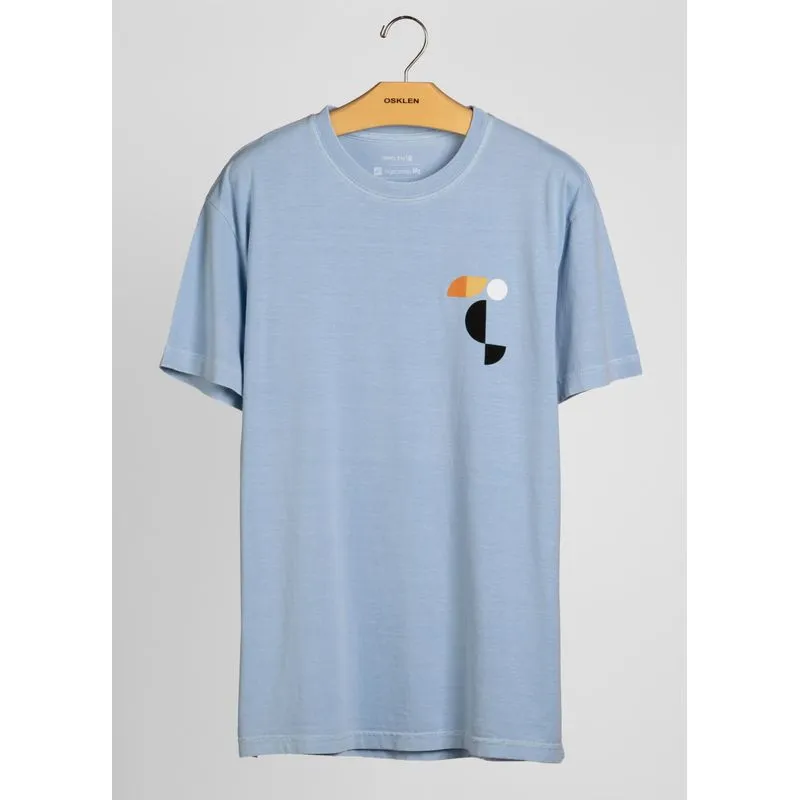 T-shirt stone tucano grafico - azul - GG