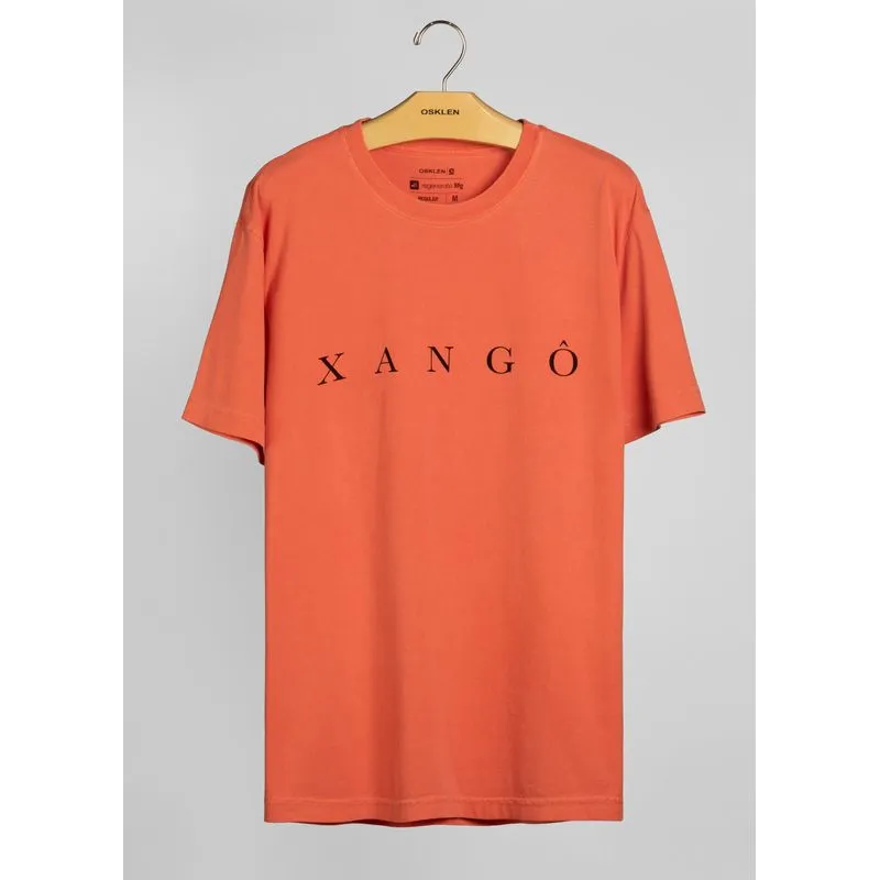 T-shirt stone xango - laranja - P