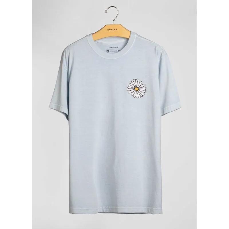 T-shirt stone margarida - azul - M