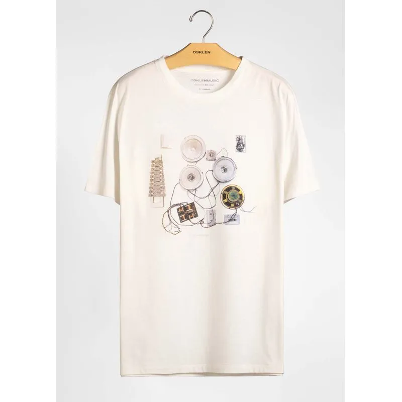 T-shirt white music equipment - off white - PP