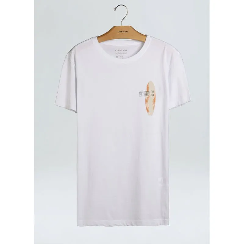 T-shirt stone orange board - branco - P