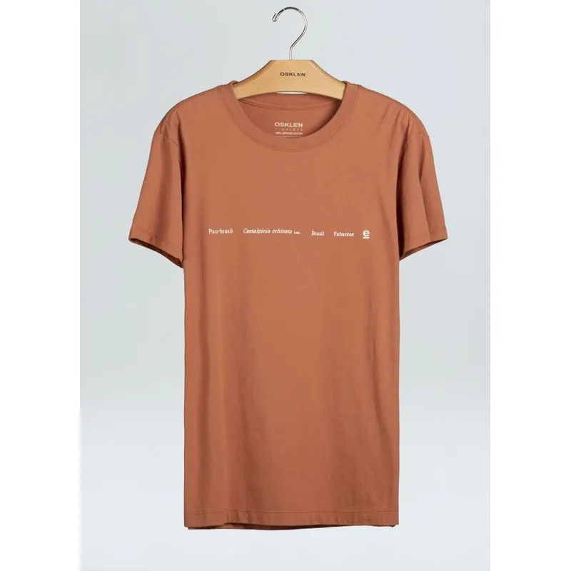 T-shirt vintage pau brasil - marrom - M