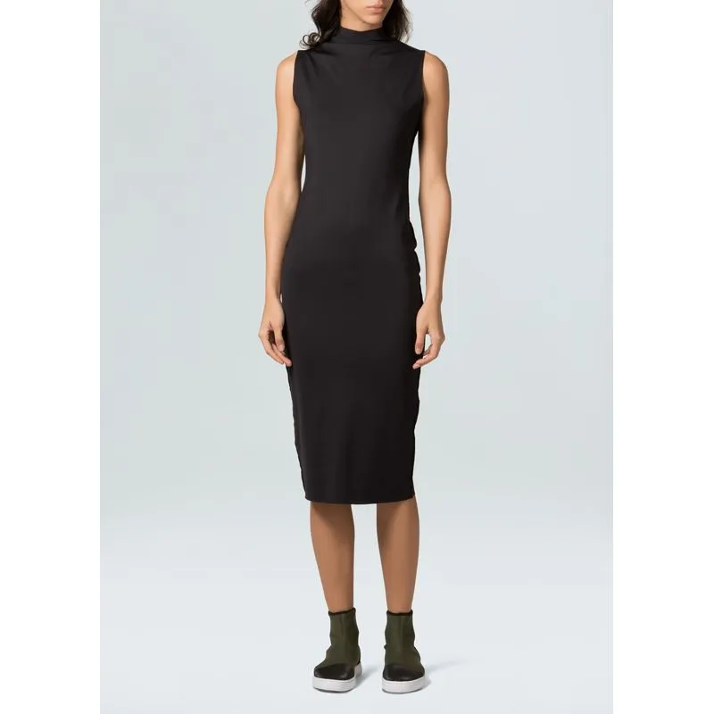Vestido fit pesponto e - preto - G