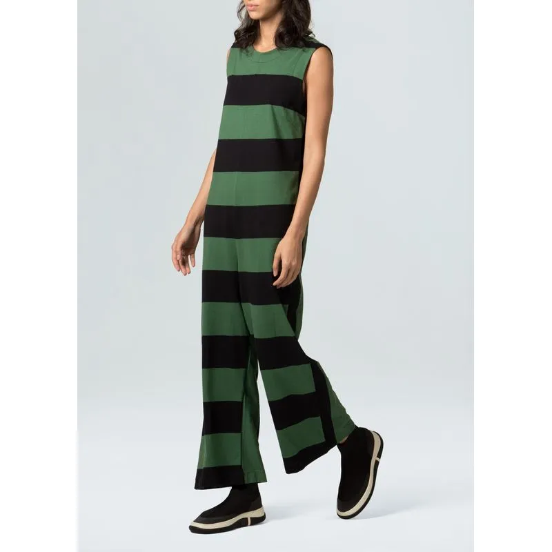 Macacão sleeveless stripes Macacao sleeveless stripes - preto - P