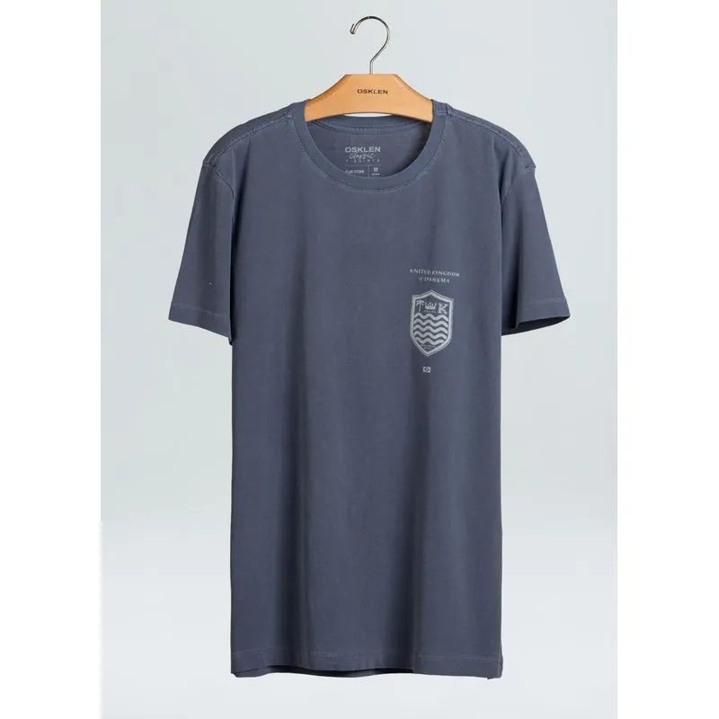 T-shirt eco passaporte - azul atlantico - GG