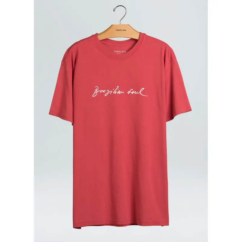T-shirt brazilian soul - vermelho - G