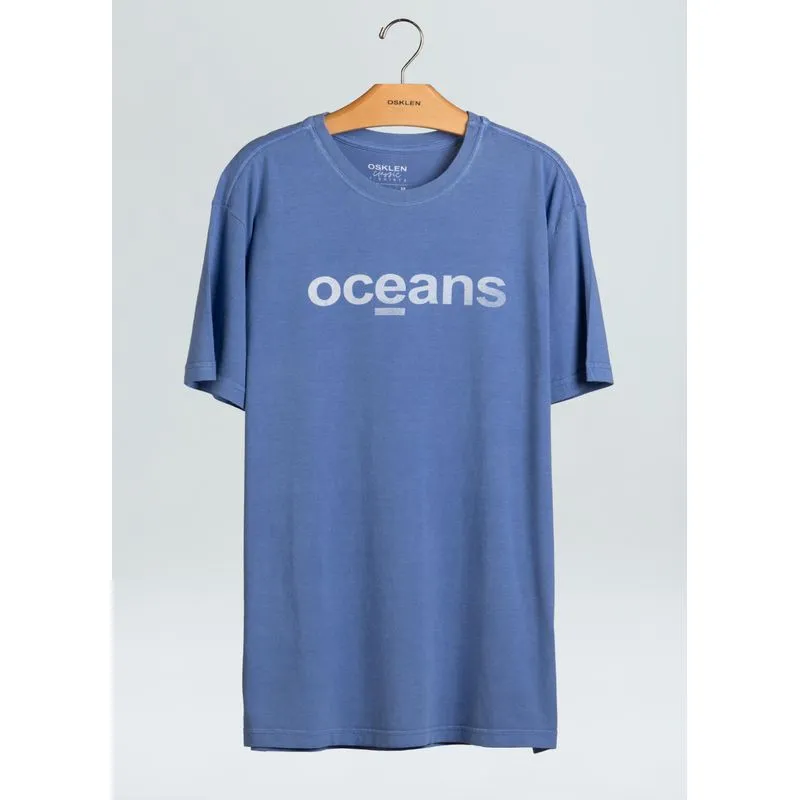 T-shirt oceans eco - azul - P
