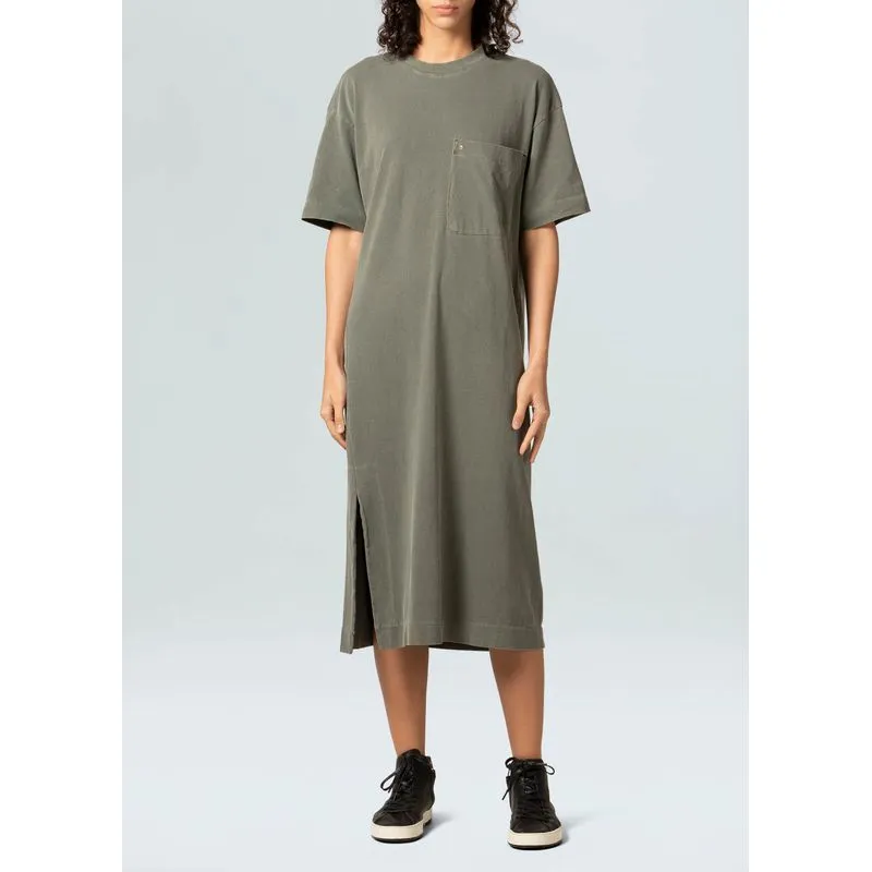 Vestido tshirt bolso green - verde - M