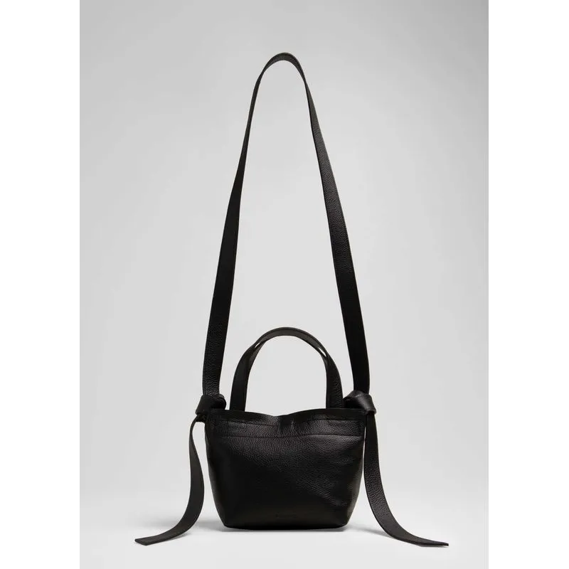 Bolsa couro small simple handle - preto - UN