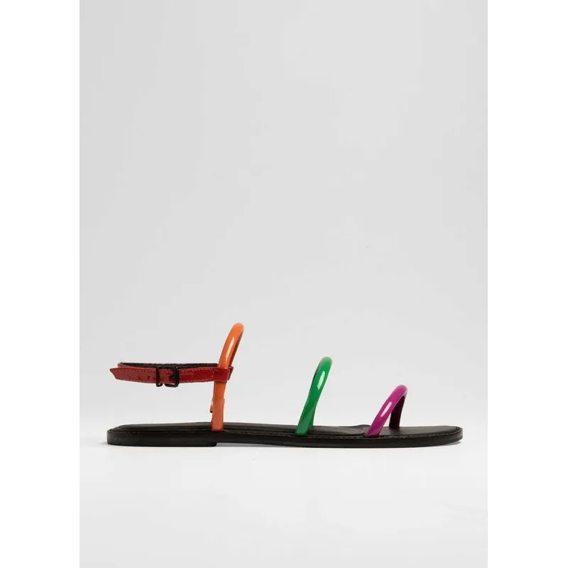 Sandália straps som Sandalia straps som - laranja - 39