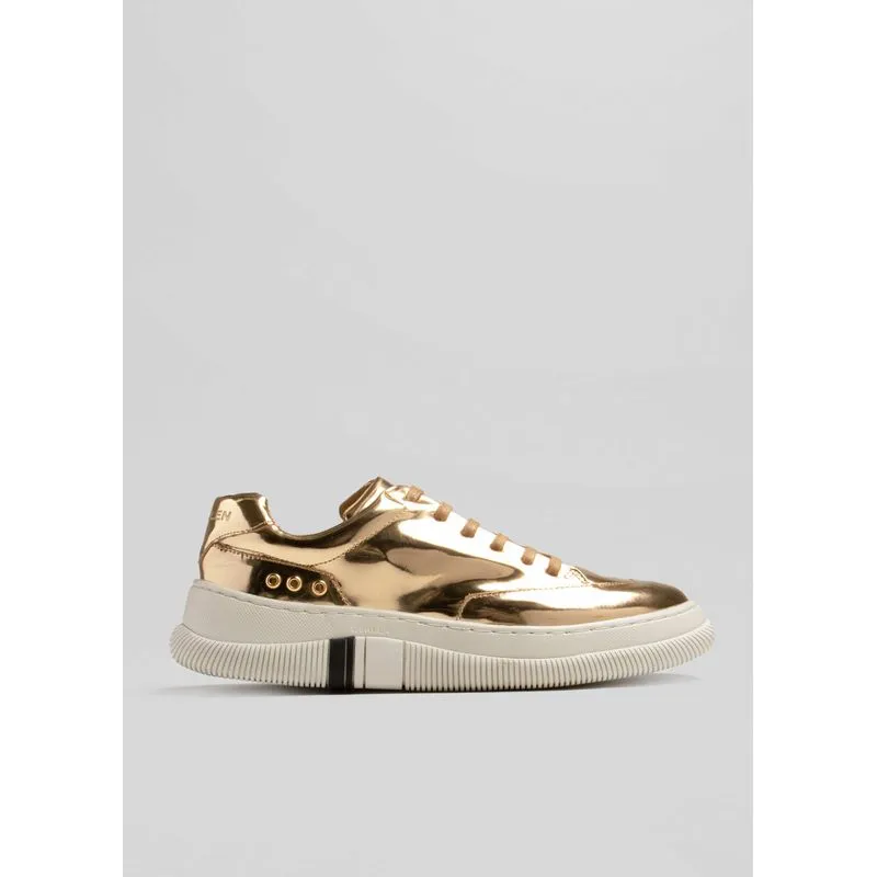 Tênis hybrid laces metallic Tenis hybrid laces metallic - dourado - 34