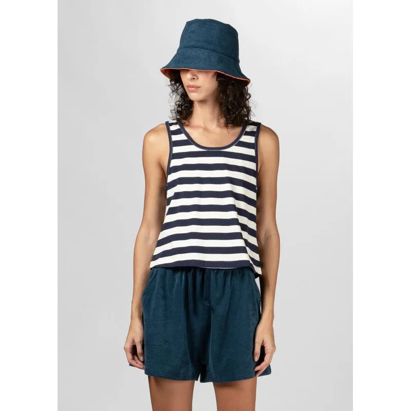Regata stripes indigo - off white - M