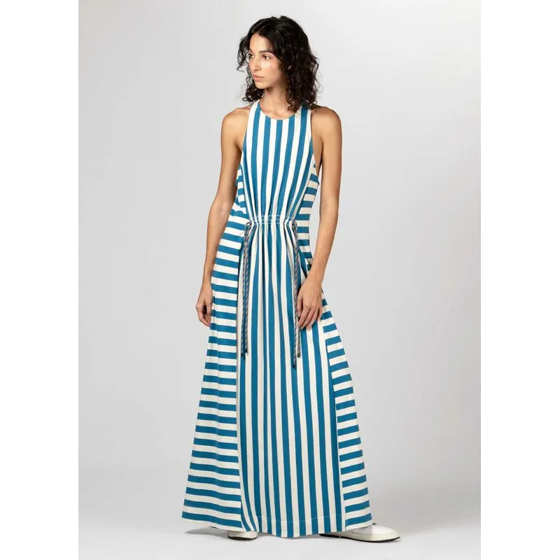 Vestido cordas classic oceans - azul - G