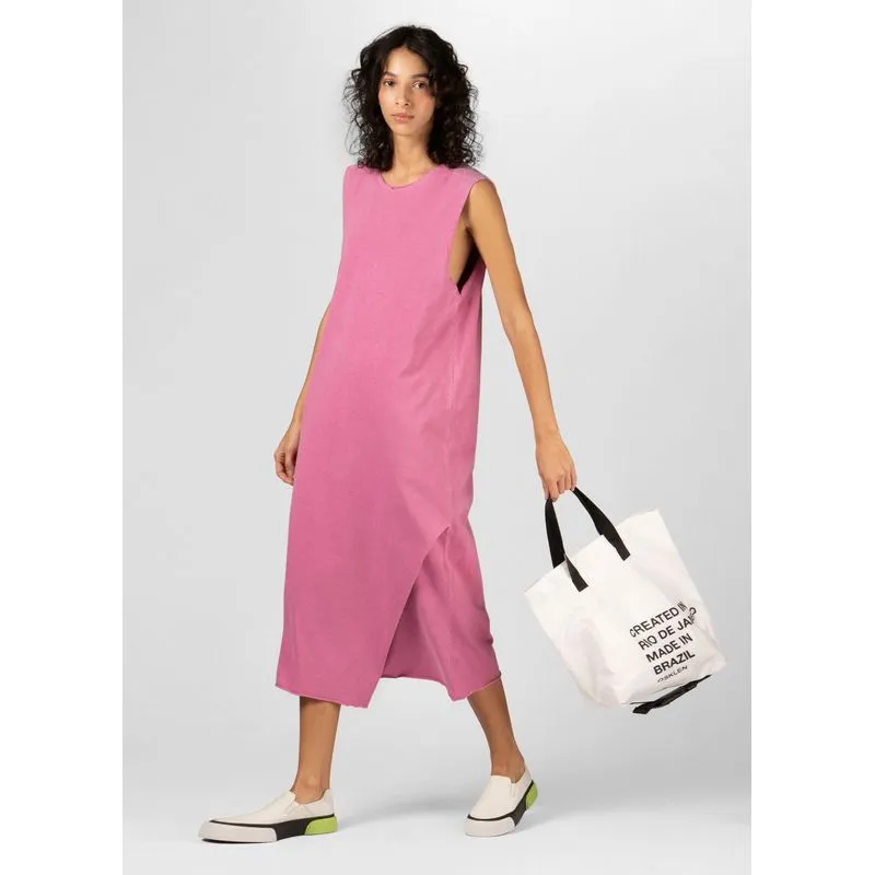 Vestido sleeveless detail - roxo - M