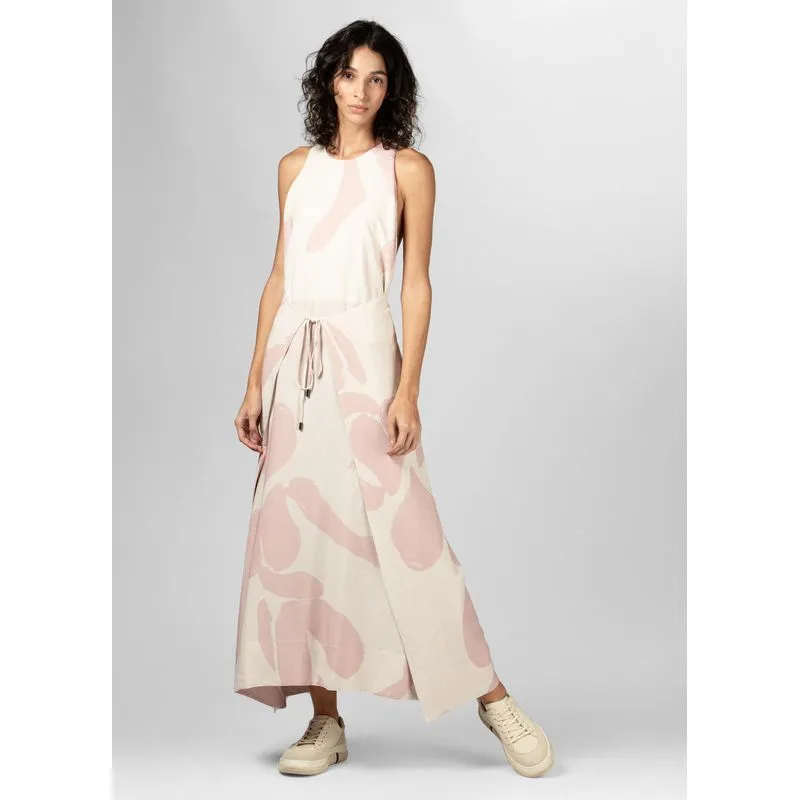 Vestido gestos rose longui - off white - M