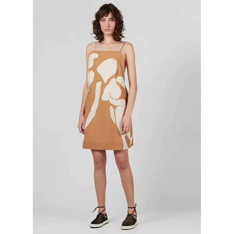Vestido gestos curto - bege - P