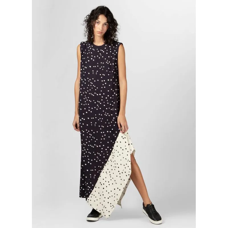 Vestido notas avesso - preto - M