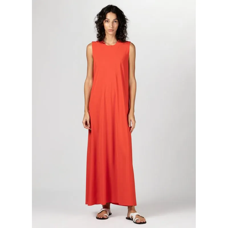 Dress superlight dalia e preto - laranja - M
