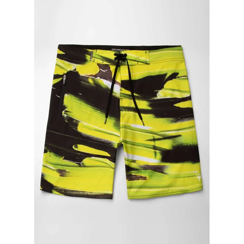 Bermuda surf blury lights - preto - 42