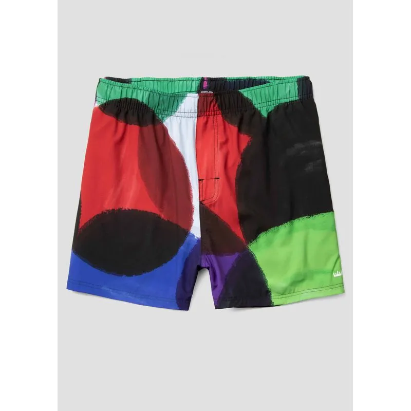 Beach short macro dots - verde - G