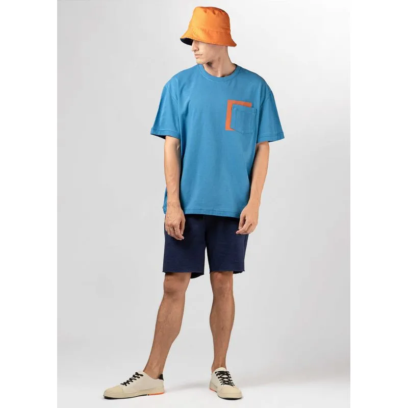 T-shirt strong pocket color - azul - GG