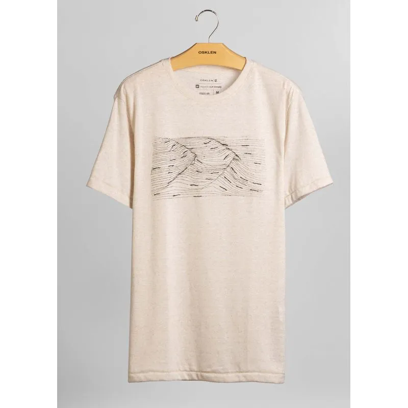 T-shirt eco blend waves - natural - G