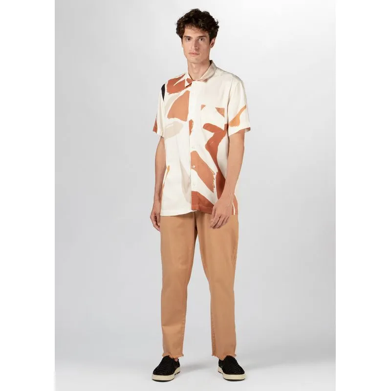 Camisa gestos color e mc - off white - PP