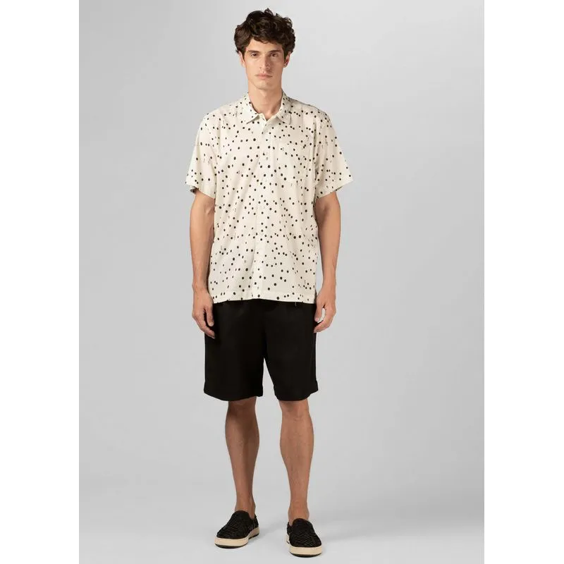 Camisa notas mc - off white - G