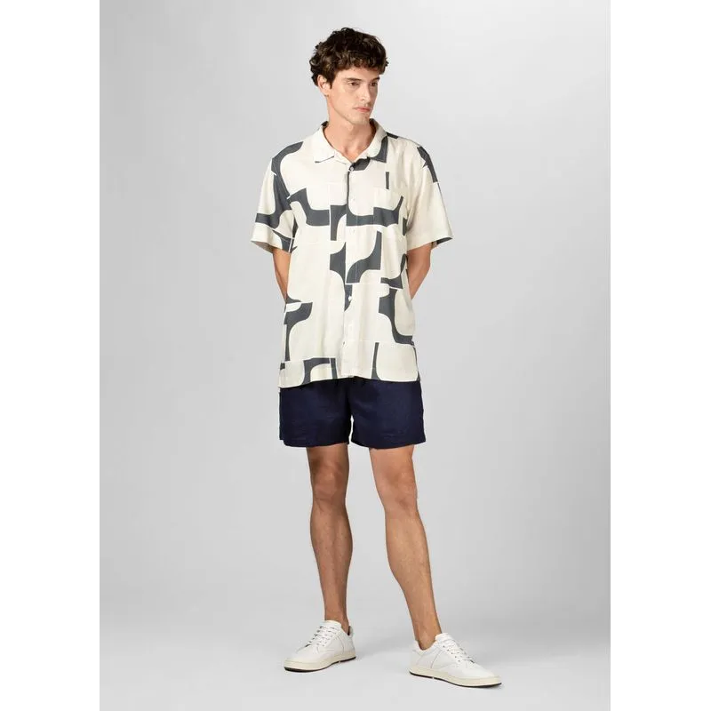 Camisa janeiro mc - off white - P