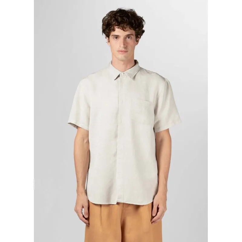 Camisa caprice linen mc - natural - M