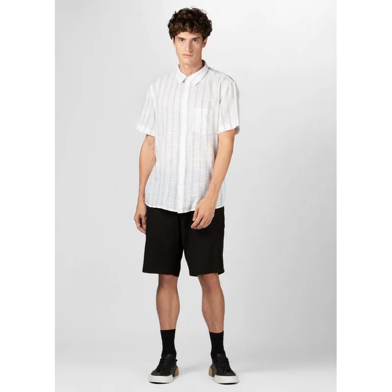 Camisa partitura mc - off white - M