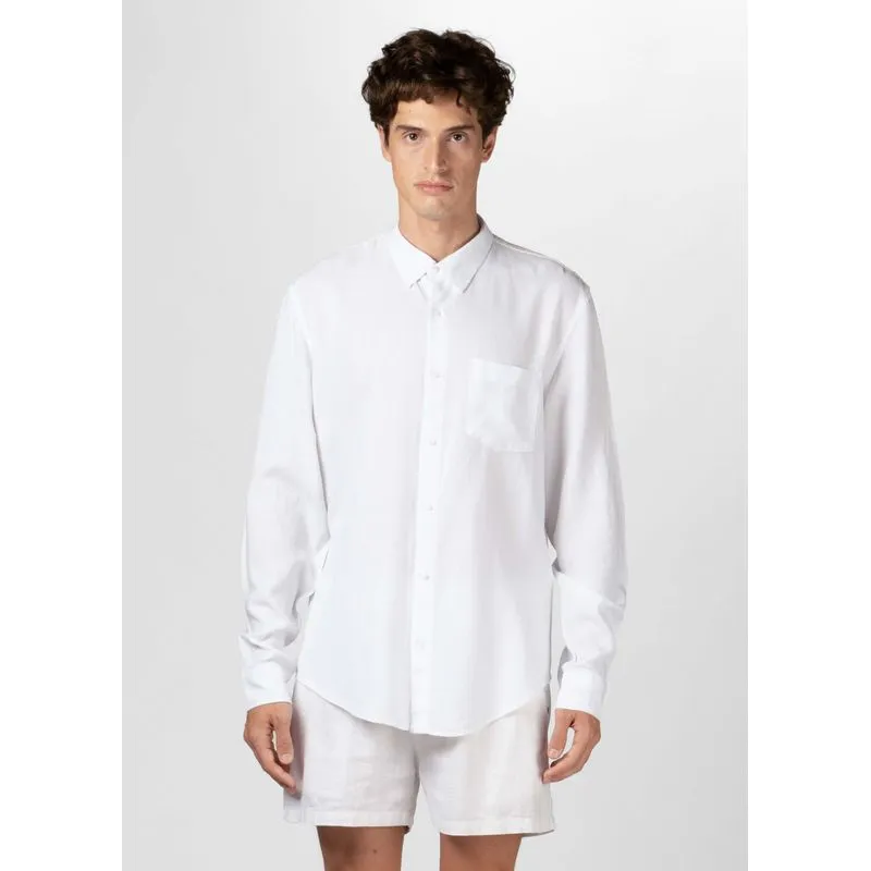 Camisa pala needlepoint ml - branco - M