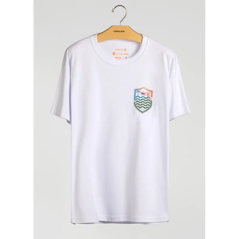 Big shirt brasão hidrocolor Big shirt brasao hidrocolor - branco - P