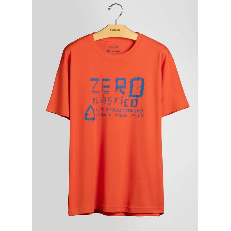 Big shirt zero plastico - laranja - P