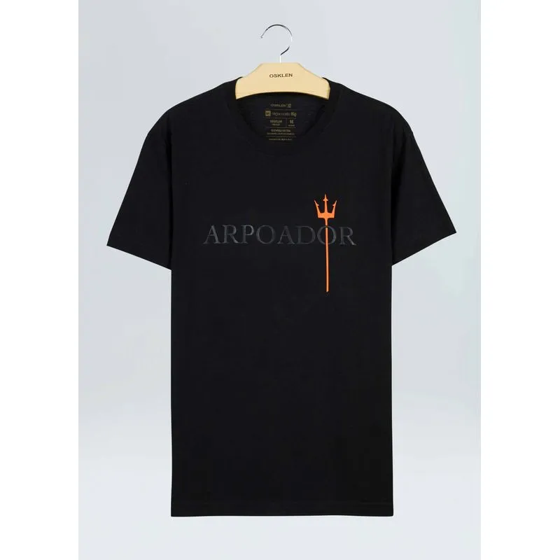 T-shirt vintage arpoador - preto - GG