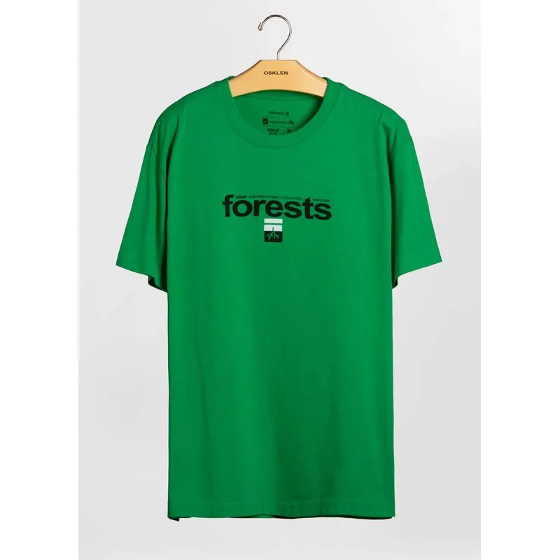 T-shirt vintage forests roots - verde - P