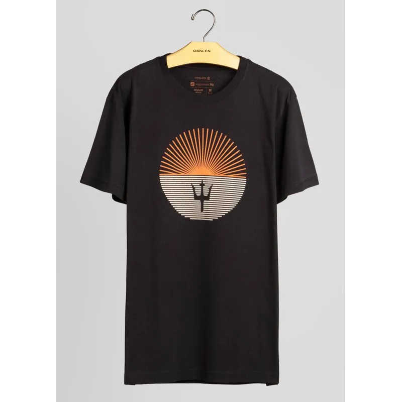 T-shirt vintage sun listras - preto - G