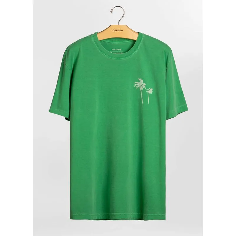 T-shirt stone coqueiros ink - verde - P