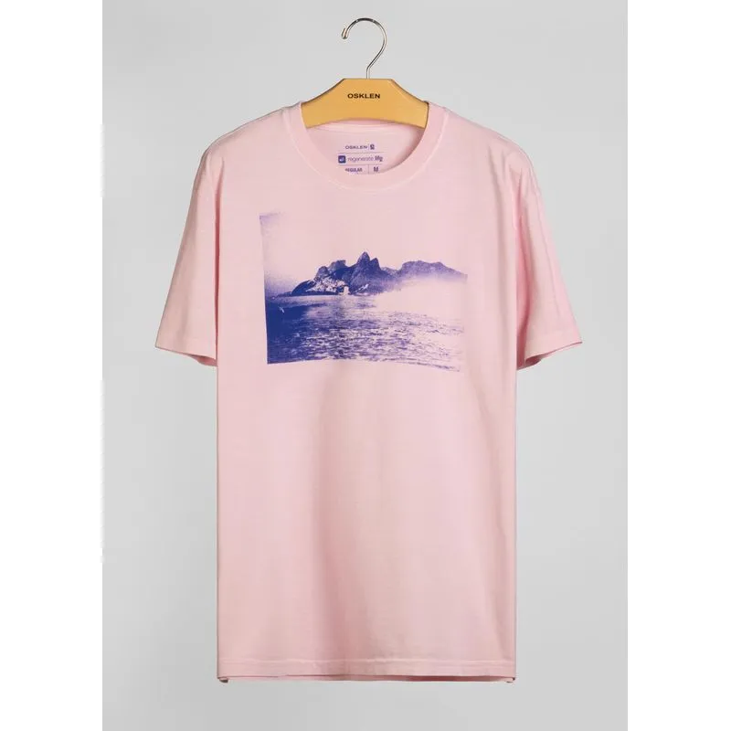 T-shirt stone ipanema beach - rosa - PP